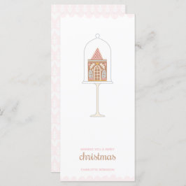 Cartão de Natal Gengibre