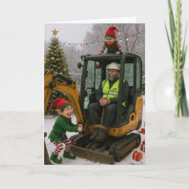 Cartão de Natal - Gerente de obra sequestrado por