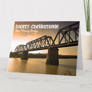 Cartão de Natal gigante da ponte de Murray