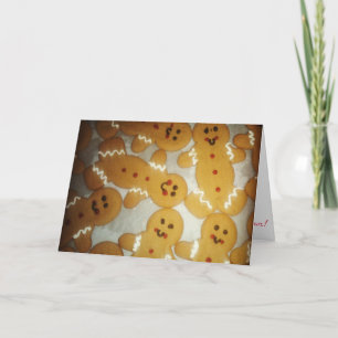 Cartão de Natal "Gingercake Men"