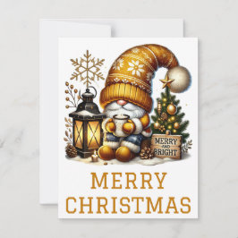 Cartão de Natal Gnomo