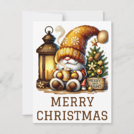 Cartão de Natal Gnomo