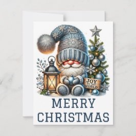 Cartão de Natal Gnomo