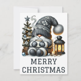 Cartão de Natal Gnomo