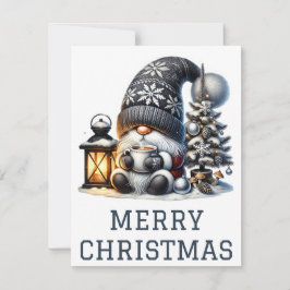 Cartão de Natal Gnomo