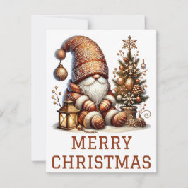 Cartão de Natal Gnomo