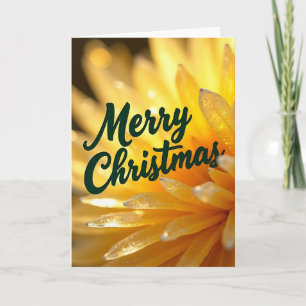 Cartão de Natal Golden Bloom