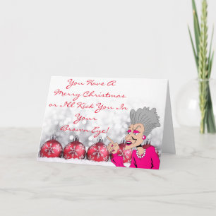 Cartão de Natal Grand Dame III