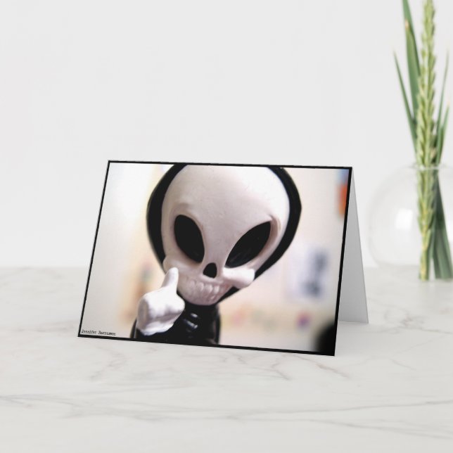 Cartão de Natal Grimmy (Frente)