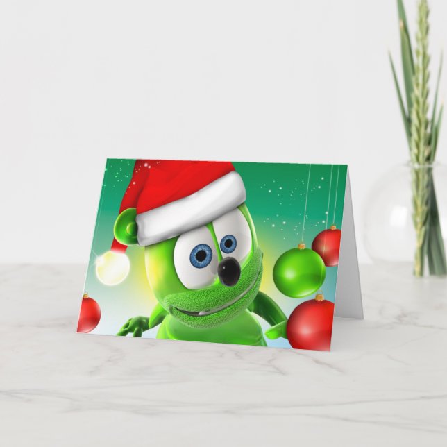 Cartão de Natal Gummibär (Frente)