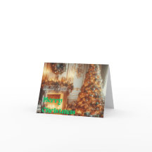 Cartão de Natal horizontal