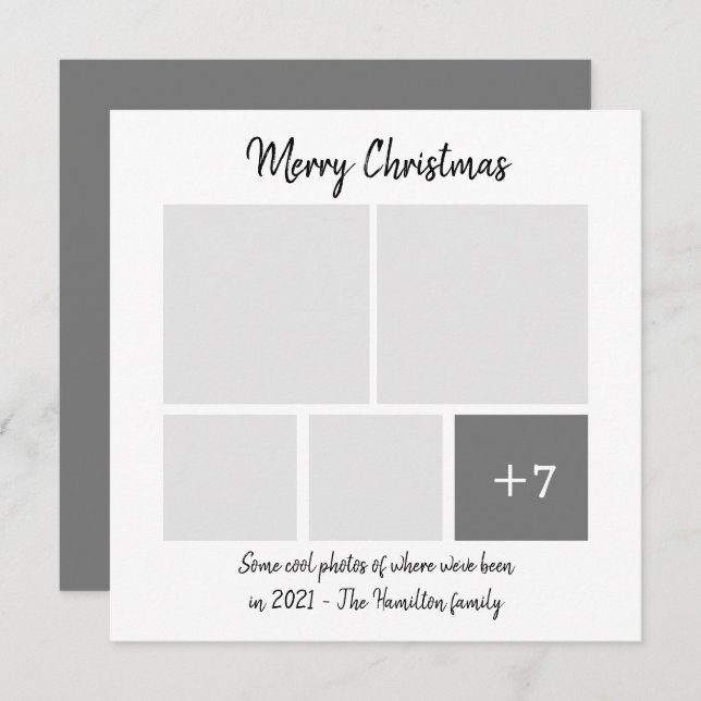 Cartão de Natal Humor Corona Virus 2021 (Frente/Verso)