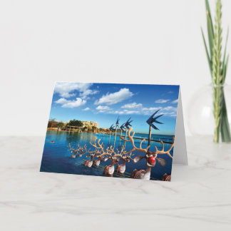 Cartão de Natal Humoroso de Peregrinação de Papais