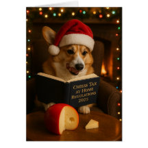 Cartão de Natal 'Imposto sobre Queijo' do Corgi