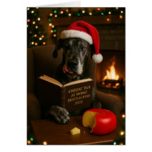 cartão de Natal 'Imposto sobre Queijo' do Dogue Al