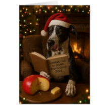 cartão de Natal 'Imposto sobre Queijo' do Dogue Al