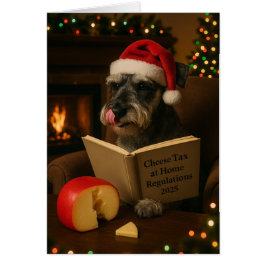 Cartão de Natal 'Imposto sobre Queijo' do Schnauze