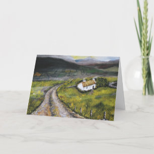 Cartão de Natal irlandês, Cartão dobrado de 5 x 7