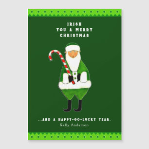 Cartão de Natal Irlandês de Boas Festas