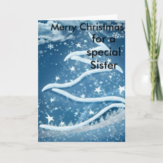 Cartão de Natal Irmã