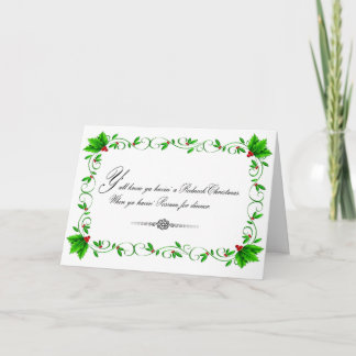 Cartão de Natal Jante (branco)