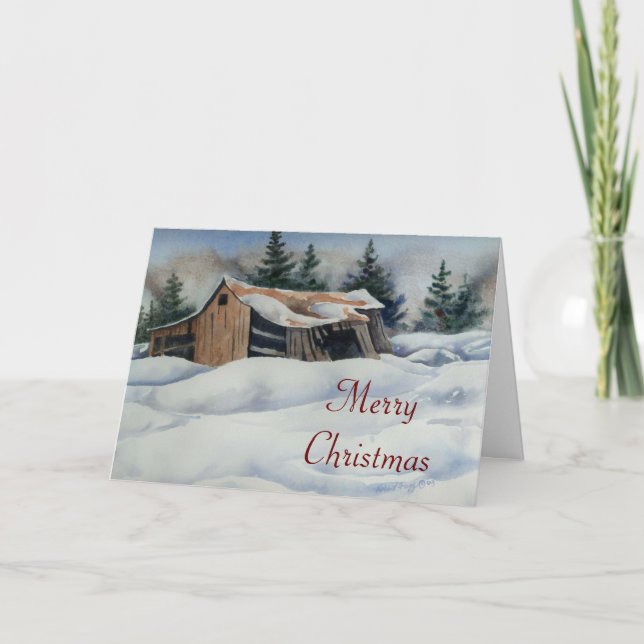 Cartão de Natal John 3:16 KJV (Frente)