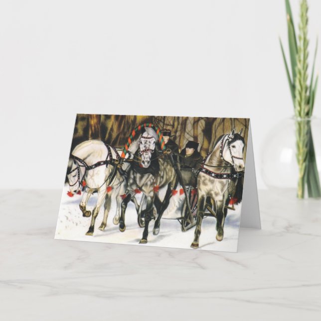 Cartão de Natal "Joy Ride" (Frente)