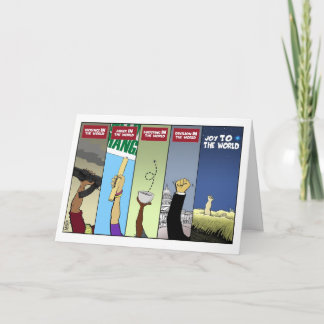 Cartão de Natal "Joy TO the World"