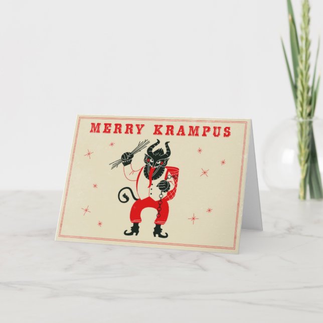 Cartão de Natal - Krampus (Frente)
