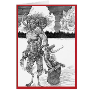 Cartão de Natal Krampus