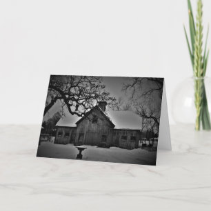 Cartão de Natal "LeDuc Carriage House"