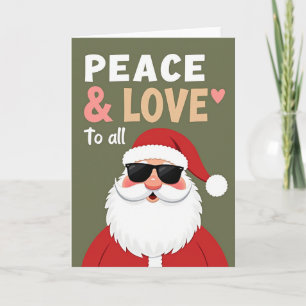 Cartão de Natal Legal Paz Amor