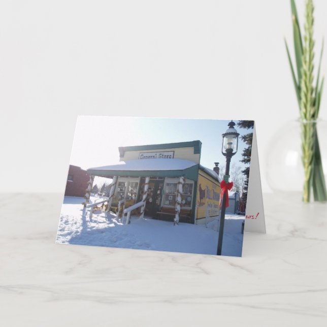 Cartão de Natal "Loja Geral" (Frente)