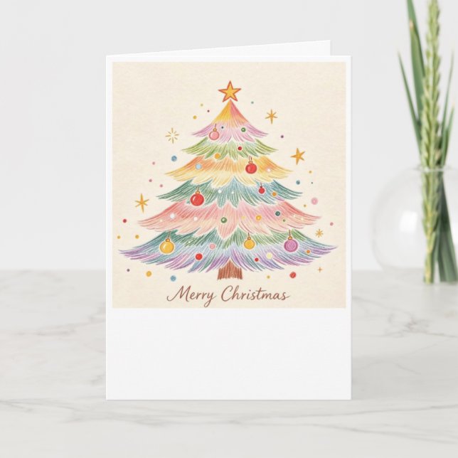 Cartão de Natal mágico (Frente)