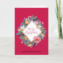 Cartão de Natal Mágico e Quente