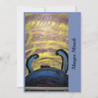 Cartão de Natal Manger Miracle