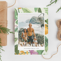 Cartão de Natal Mele Kalikimaka Havaiano