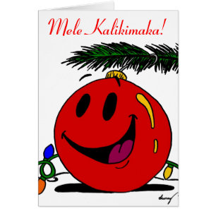 Cartão de Natal Mele Kalikimaka Hawaiin