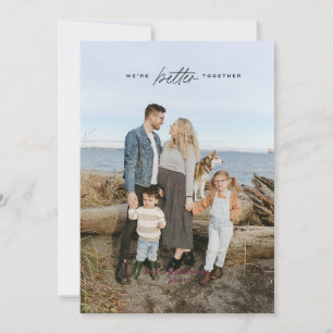 Cartão de Natal Melhor Junto