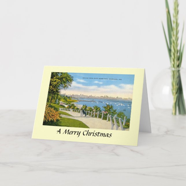 Cartão de Natal - Milwaukee, Wisconsin, EUA (Frente)