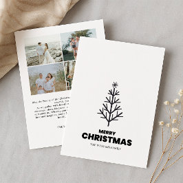 Cartão de Natal Minimalista