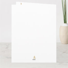 Cartão de Natal Minimalista | Árvore de Arte de Li