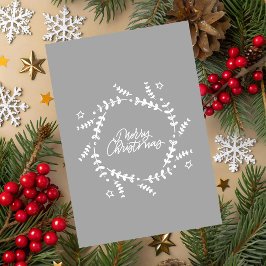 Cartão de Natal Minimalista Feliz Natal