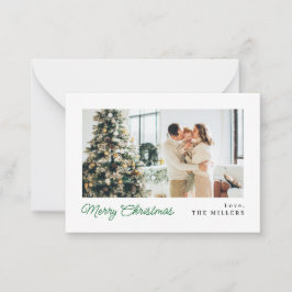 Cartão de Natal Mínimo Clássico Mínimo de Feliz