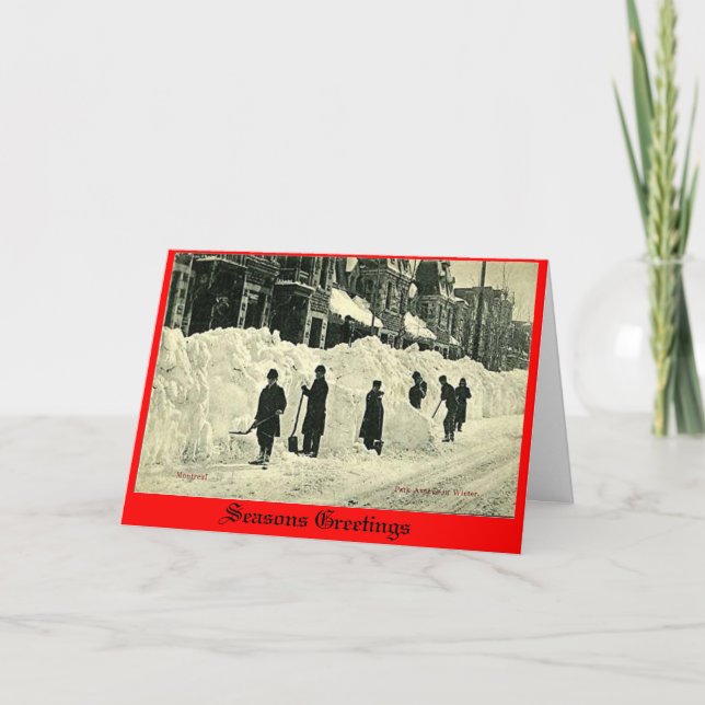 Cartão de Natal, Montreal (Frente)
