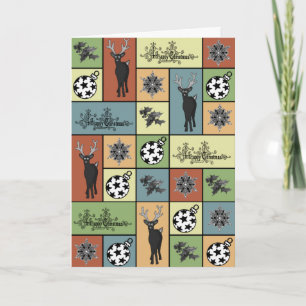 Cartão de Natal Mosaico