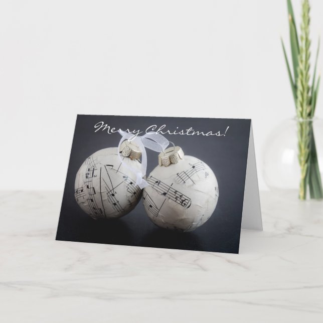 Cartão de Natal Musical (Frente)