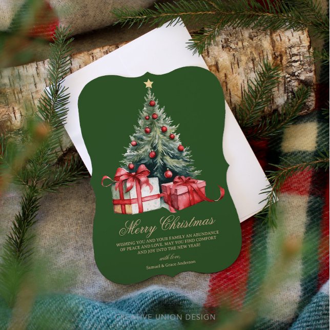 Cartão de Natal Não Fotográfico da Árvore de Natal (Criador carregado)