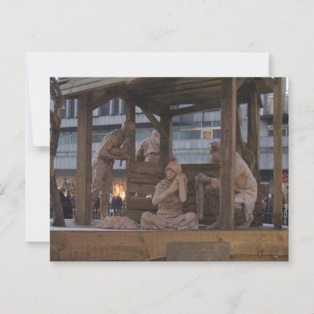 Cartão de Natal Natividade (Frente)