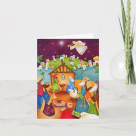 Cartão de Natal - Natividade Caprichosa Belém